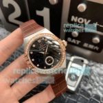 Swiss Replica Omega Constellation Diamond Watch Black Dial 35mm